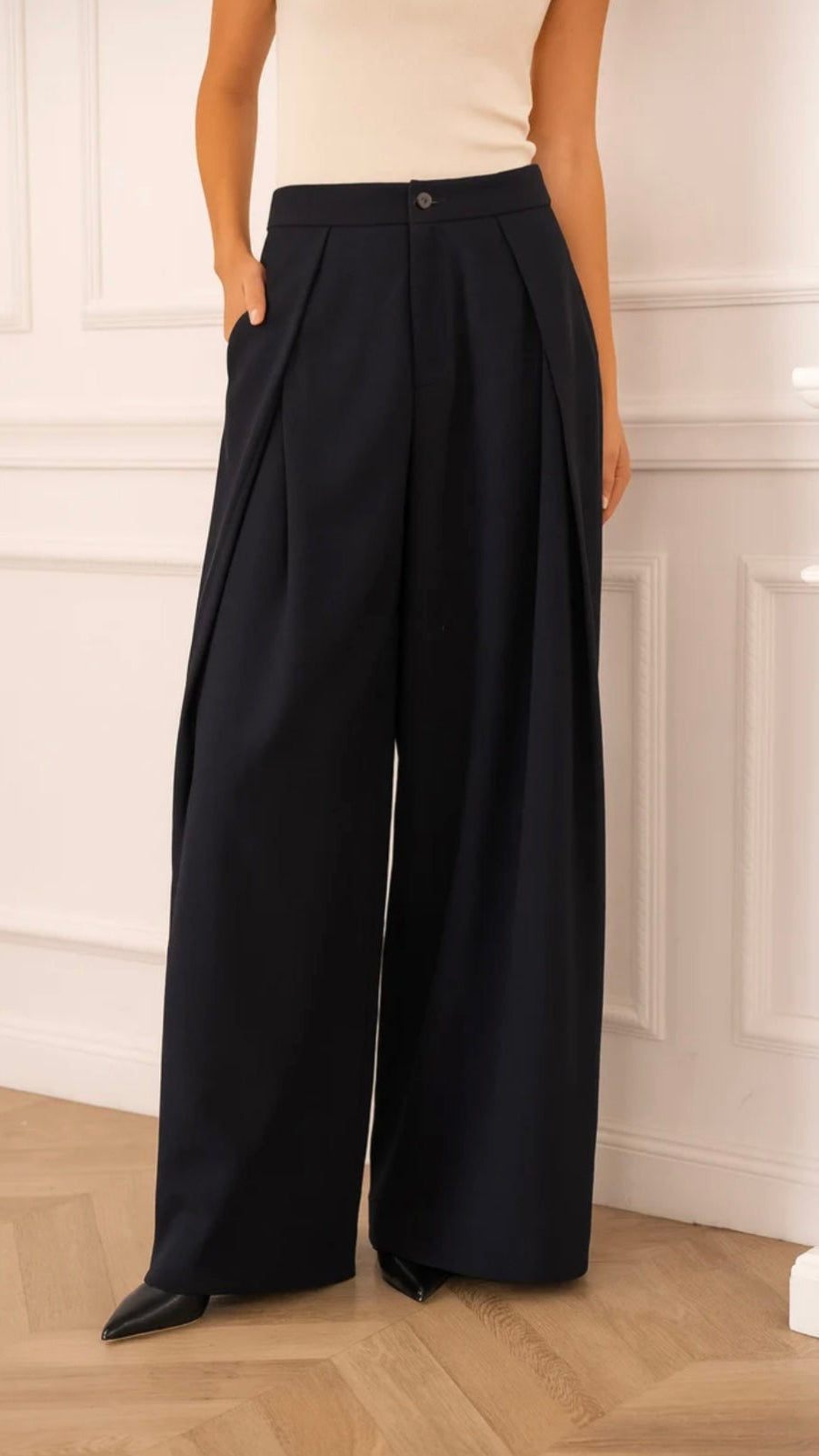 Ulrike Pants Navy Blue