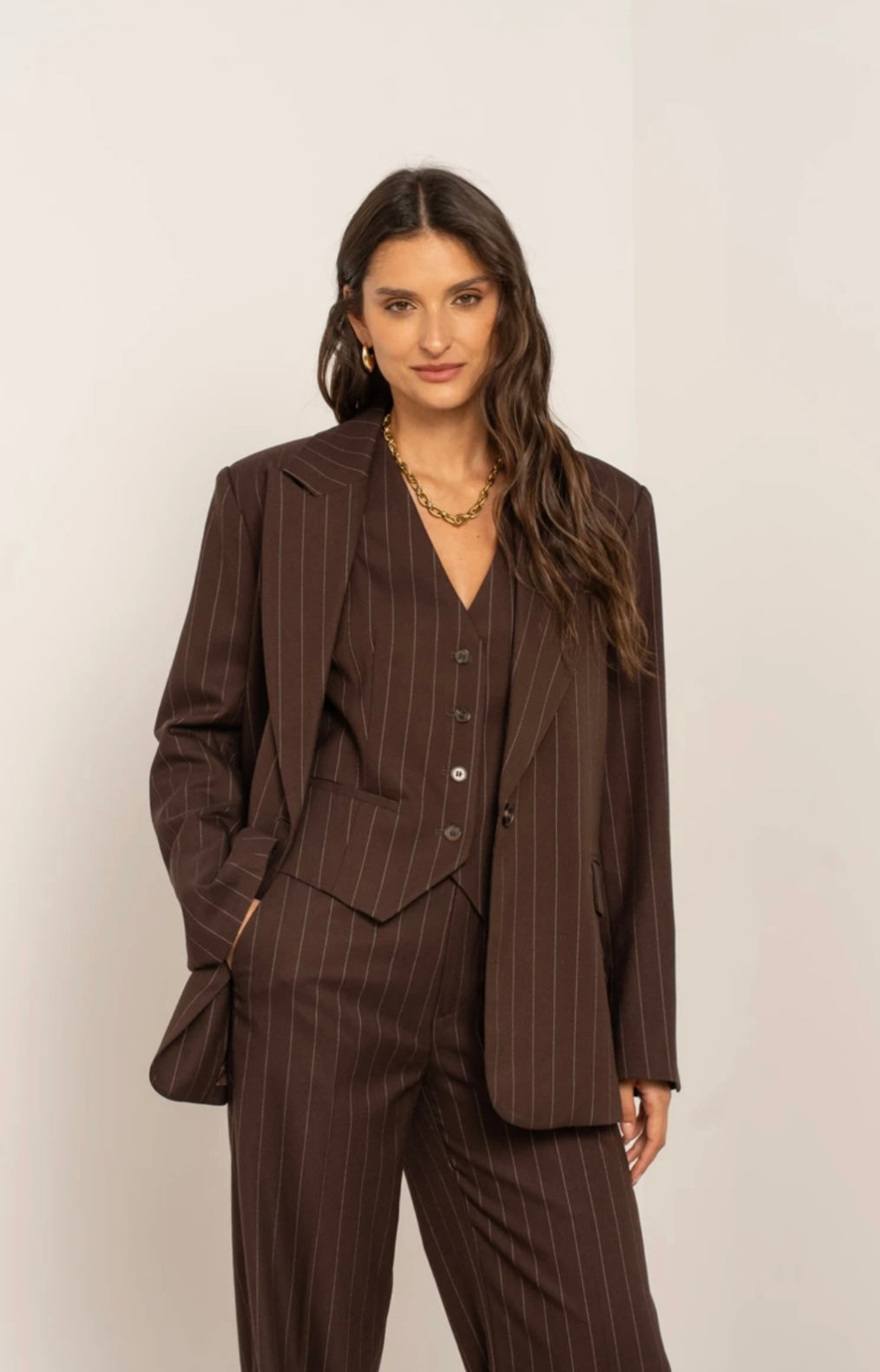 Evalongoria Pants Brown