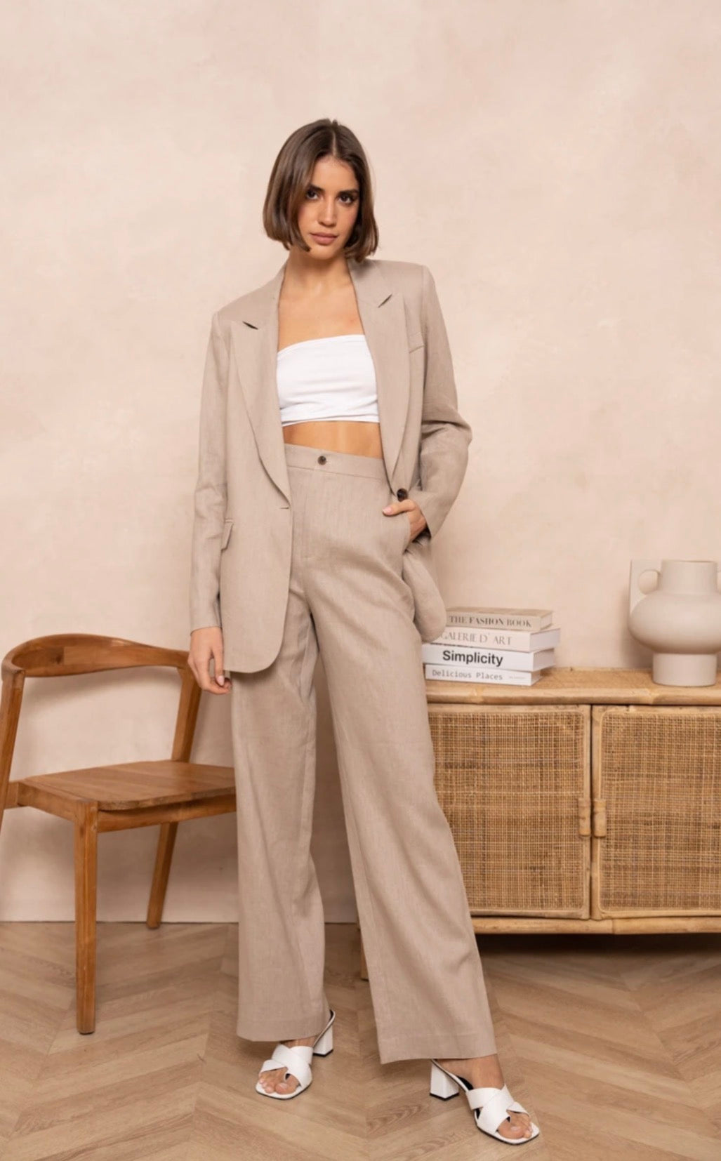 Olissa Blazer Taupe