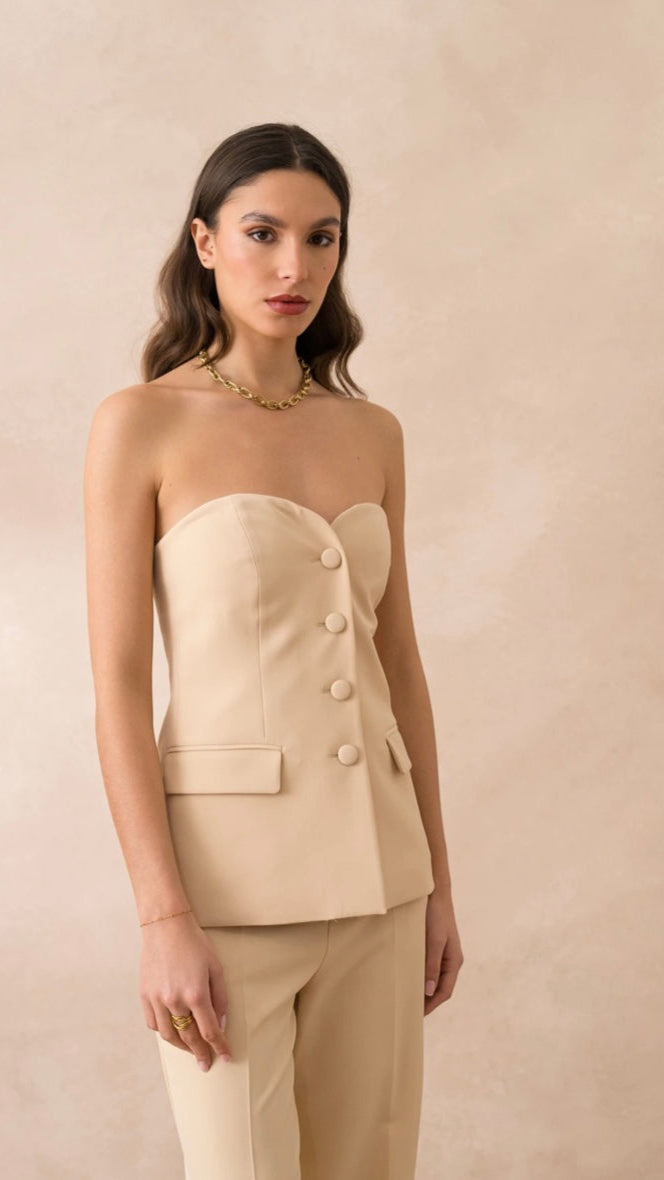 Islia Top Beige