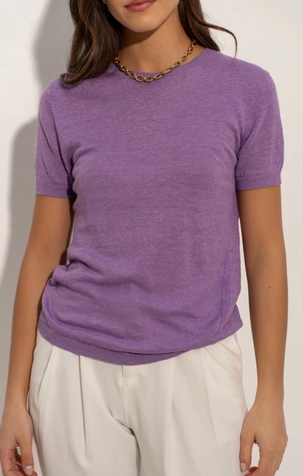 Louise T-shirt Lavendel