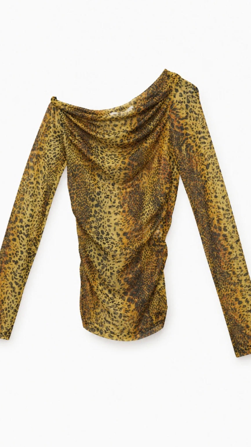 Leo Print Top