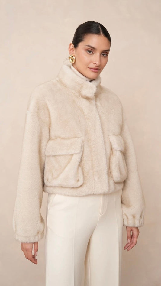 Flurona Coat White