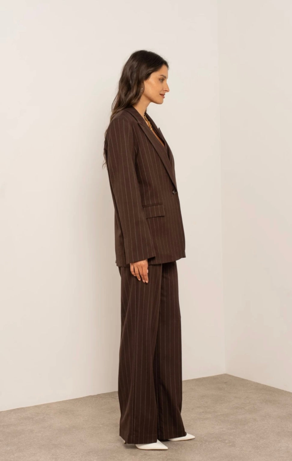 Evalongoria Blazer Brown