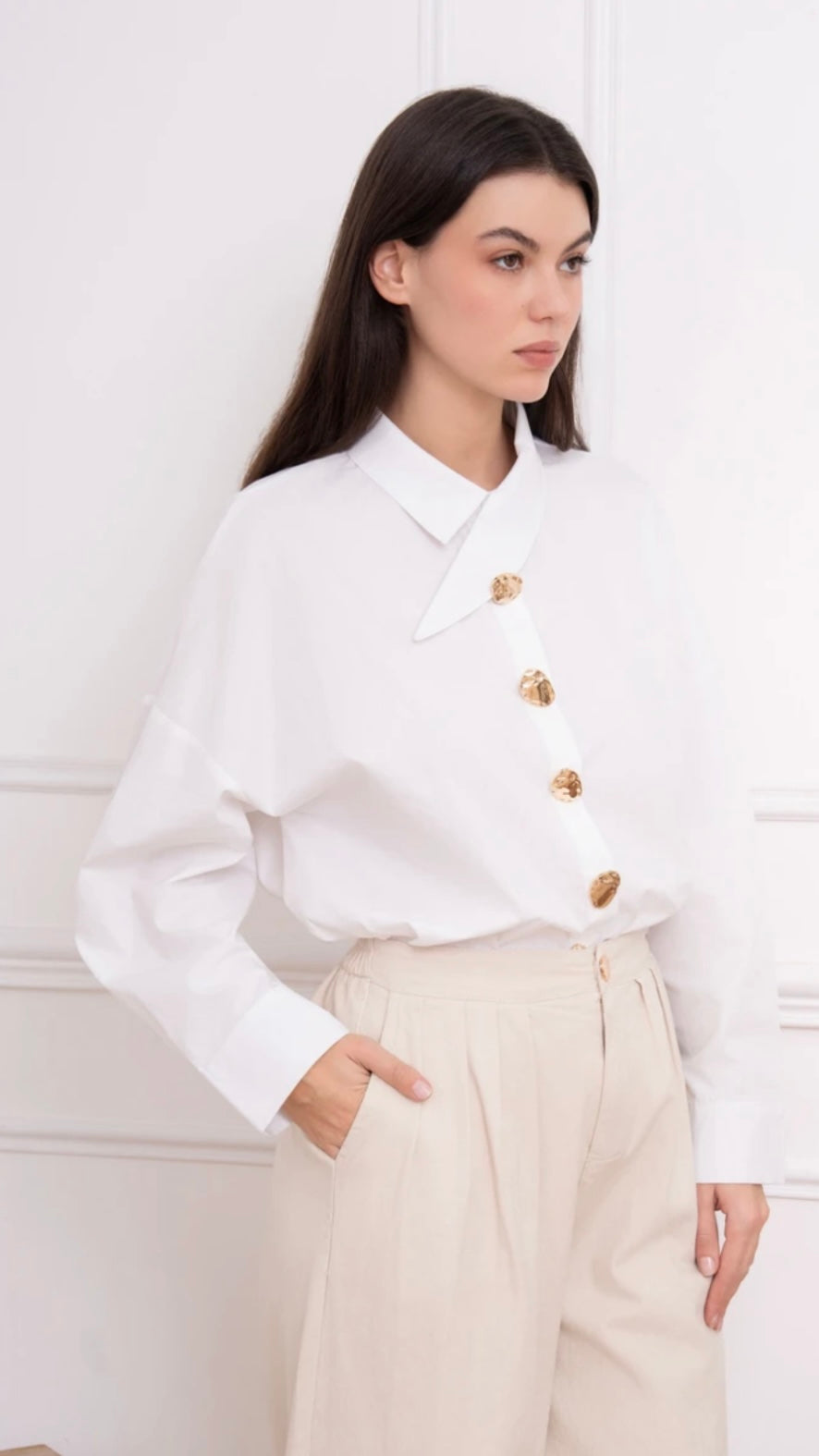 Serna Blouse White