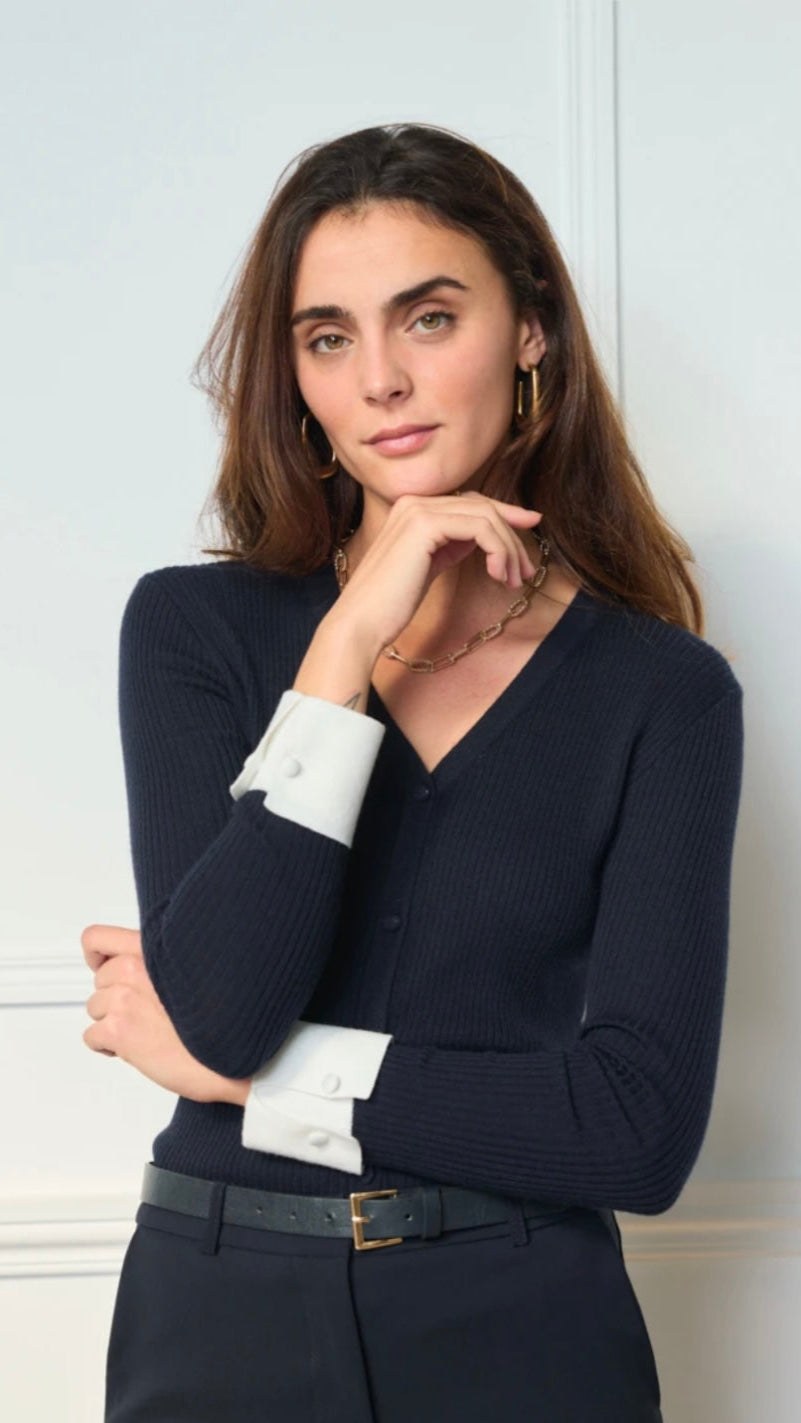 Darjia Sweater Navy Blue