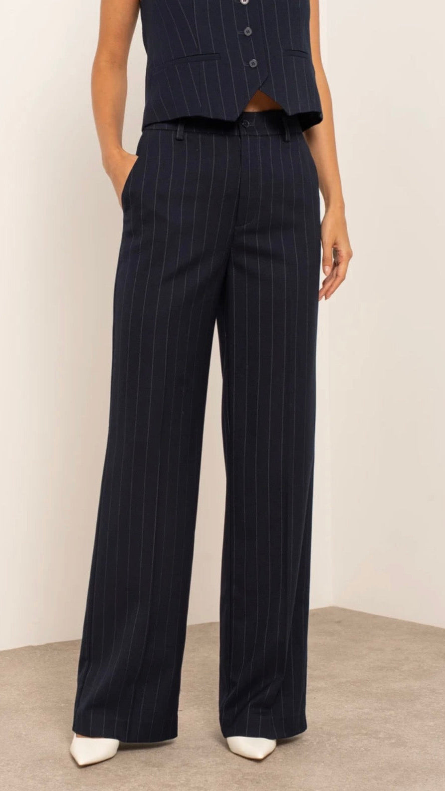 Evalongoria Pants Navi Blue