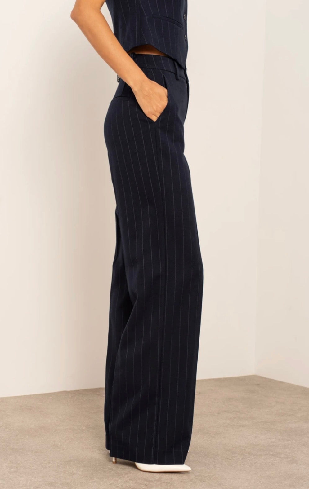 Evalongoria Pants Navi Blue