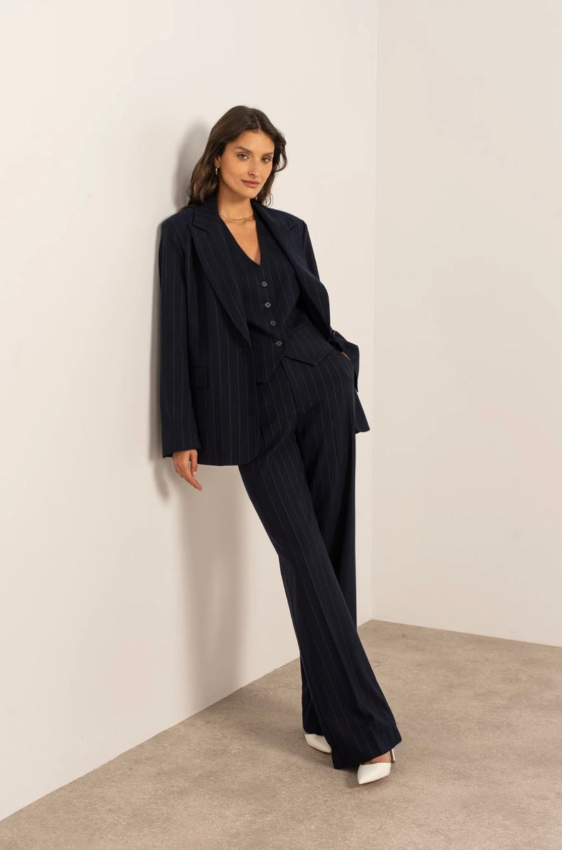 Evalongoria Pants Navi Blue