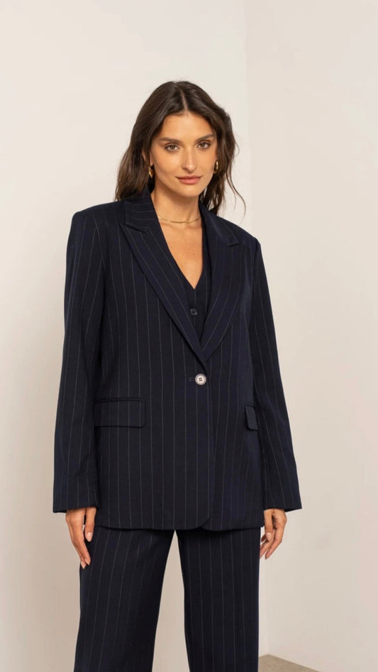 Evalongoria Blazer Navi Blue