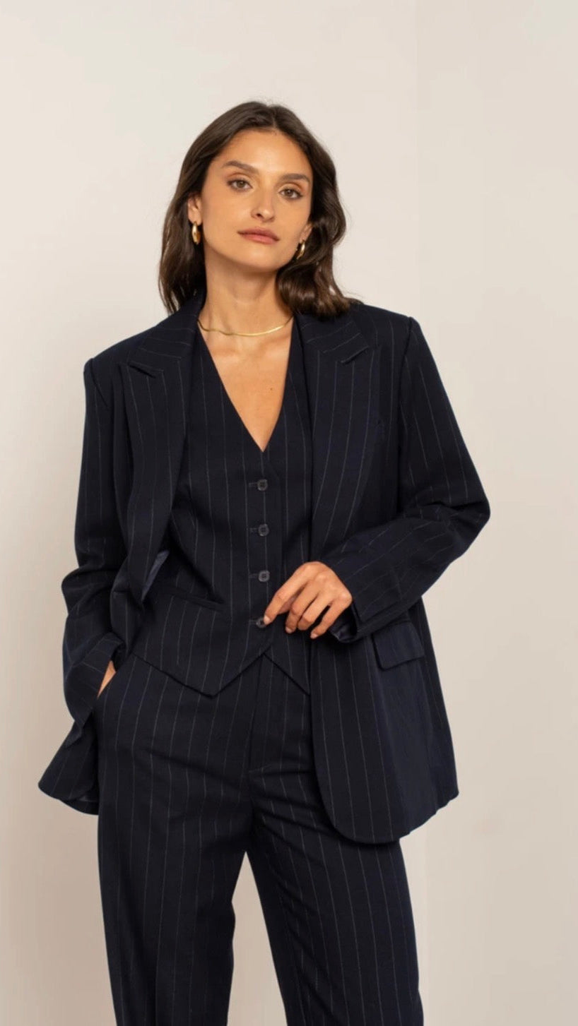 Evalongoria Blazer Navi Blue