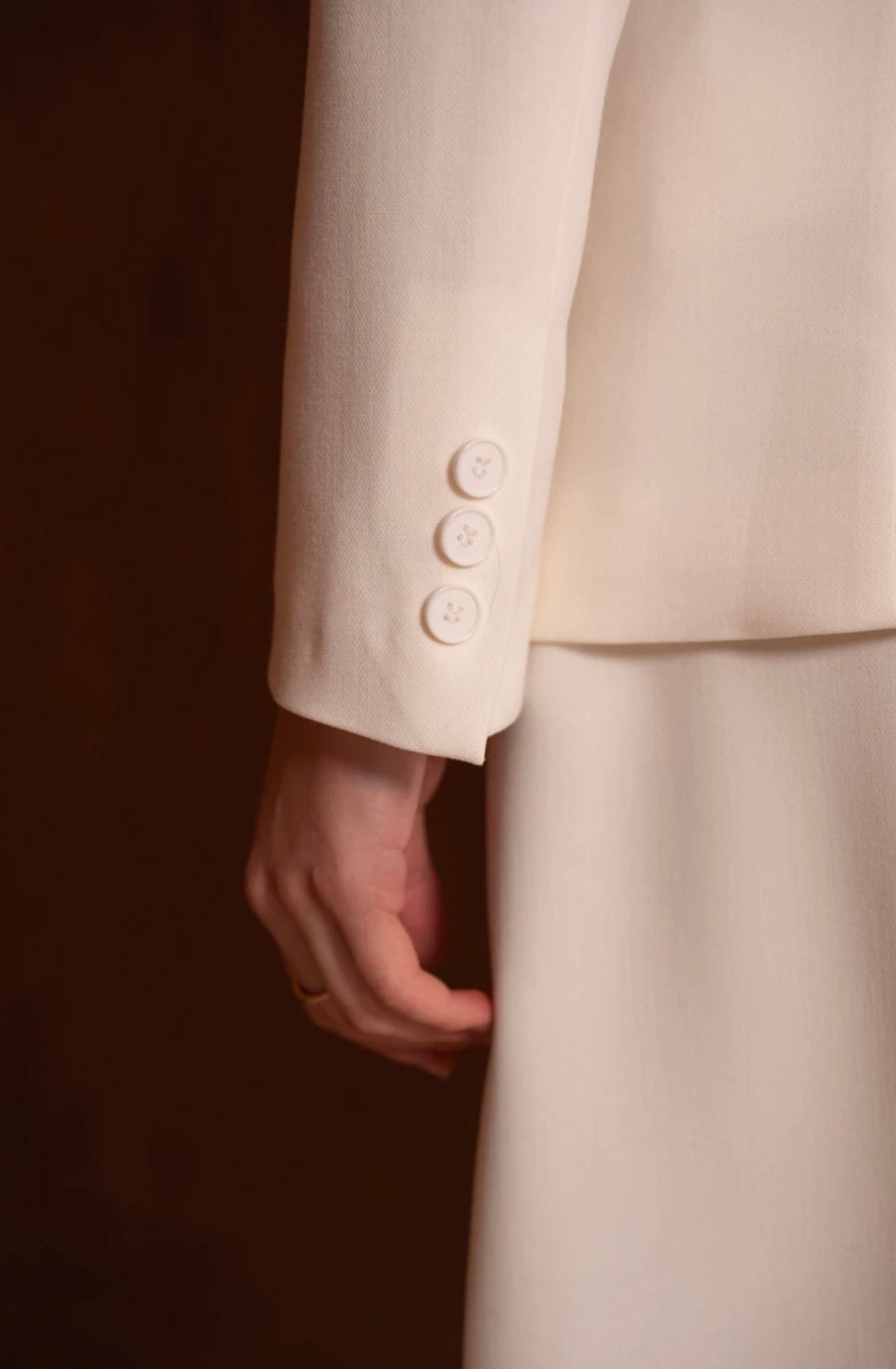 Emeline Blazer White