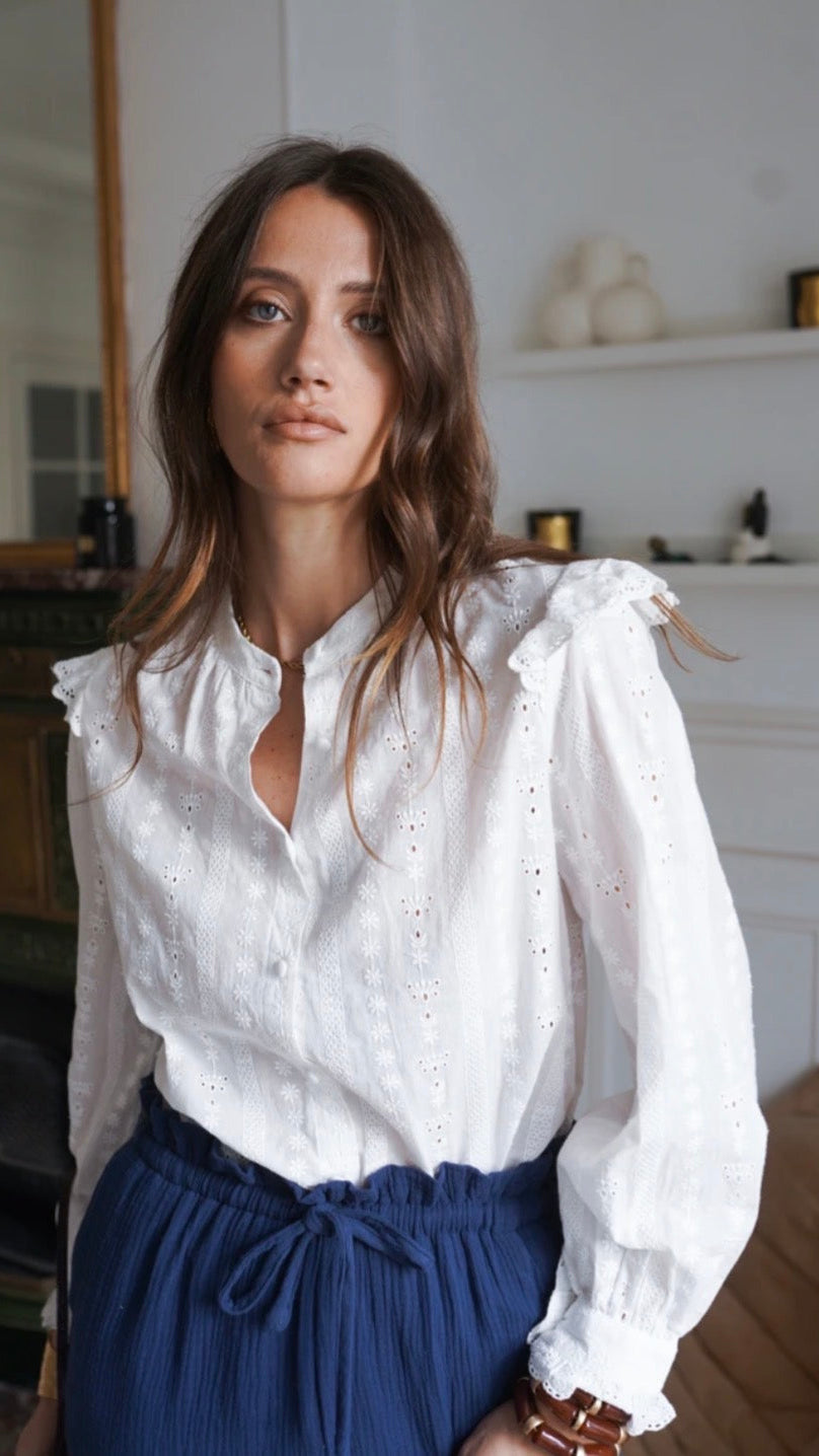 Clevre Blouse White