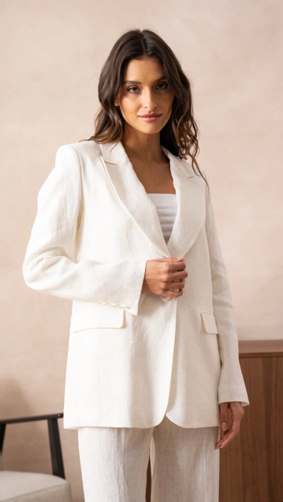 Olissa Blazer White