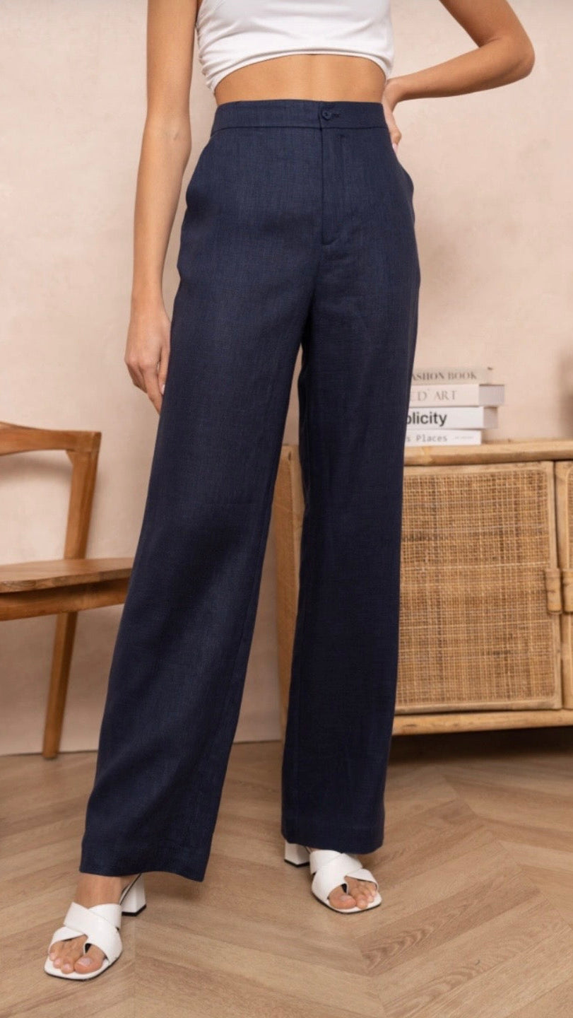 Olissa Pants Navy Blue