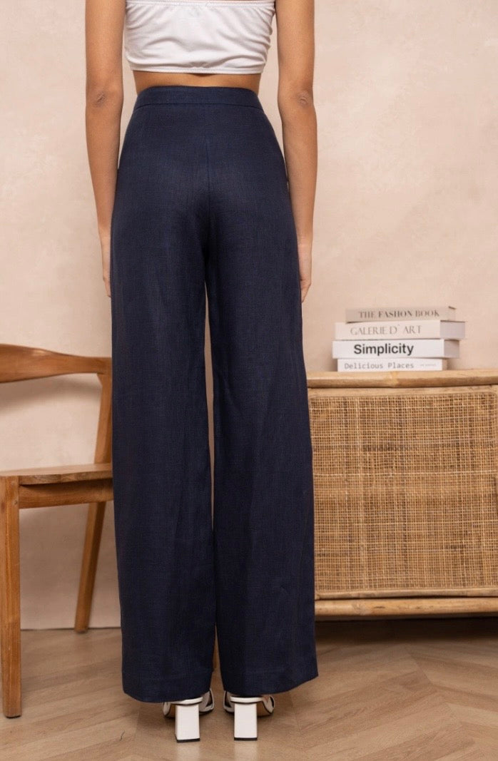 Olissa Pants Navy Blue