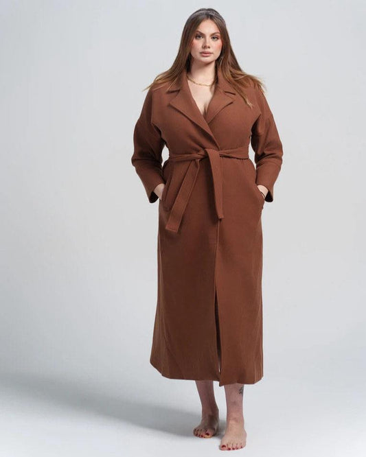 LEYDE COAT Brun