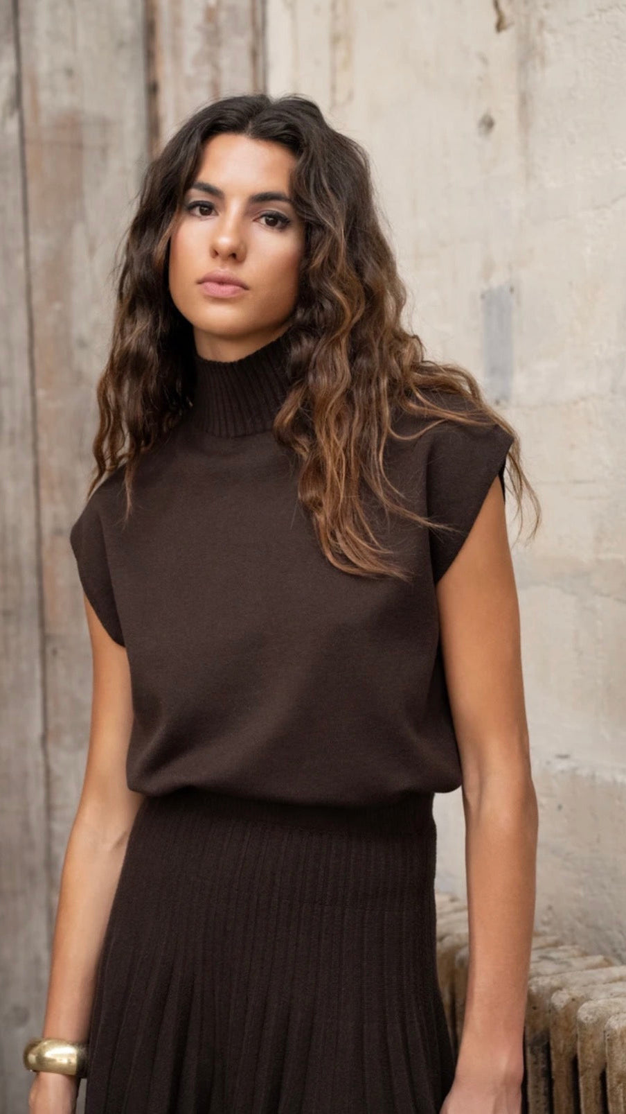 Vicky Top Brown