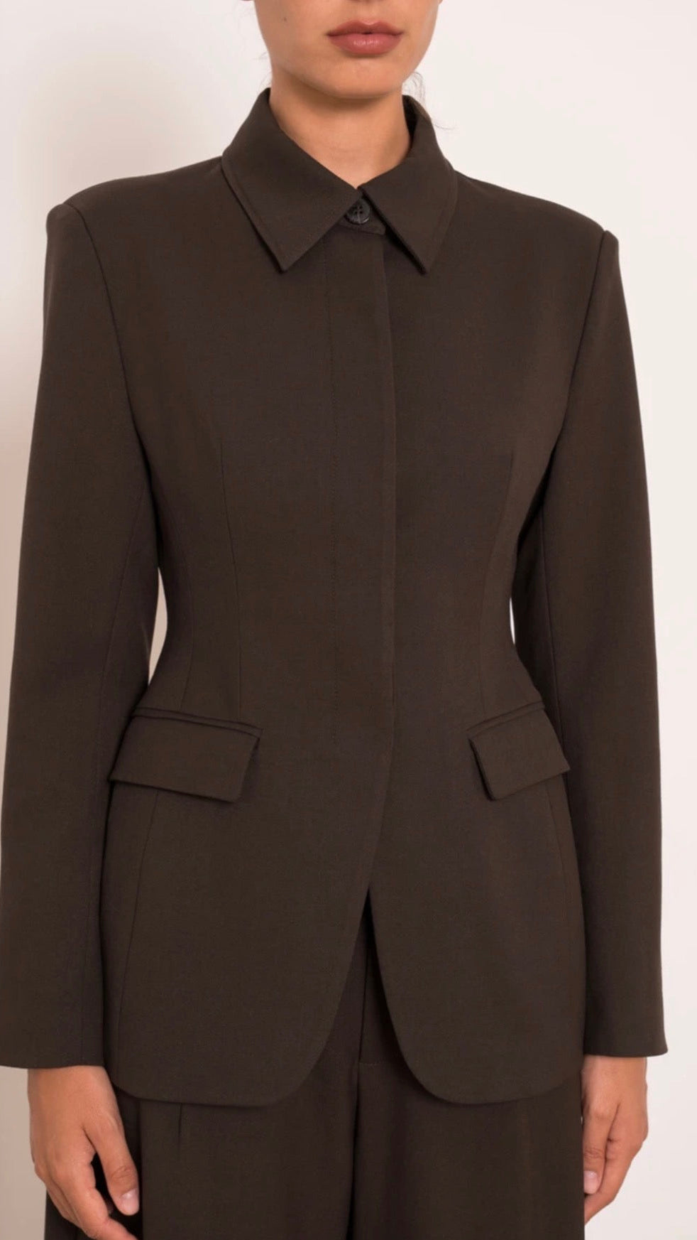 Tricia Blazer Dark Maroon
