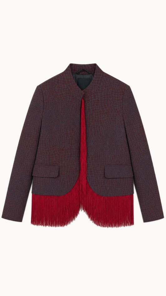 Milli Blazer Burgundy