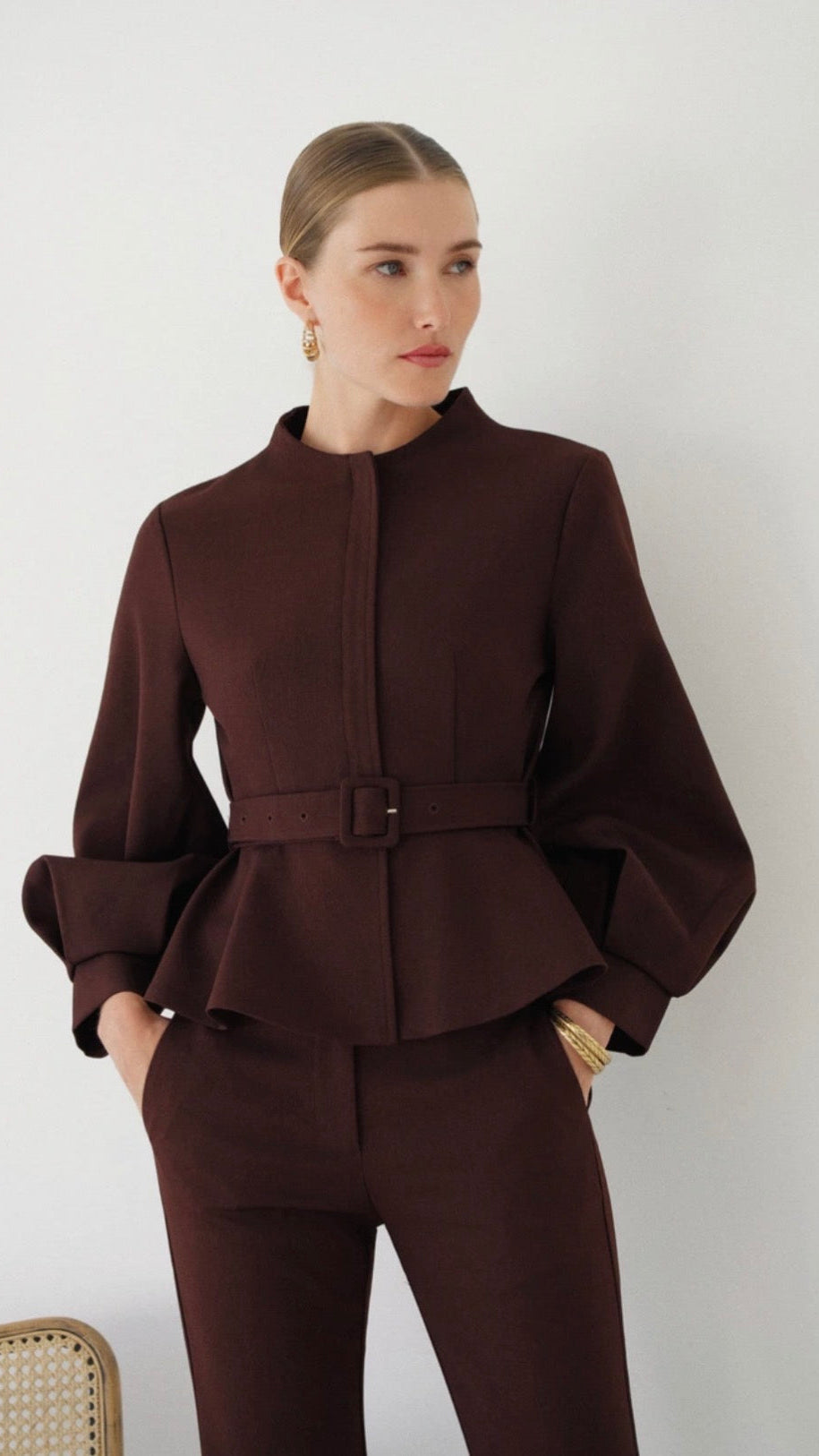 Stelli Vest Burgundy